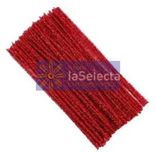 LIMPIA PIPA ROJO GLITTER